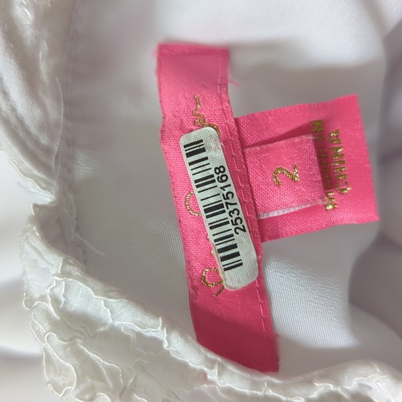 Lilly Pulitzer Amenna Flounce Sleeve Top in White 2 - Picture 16 of 16